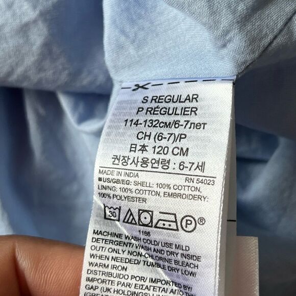 GAP little girls eyelet ruffled dress - Picture 8 of 8